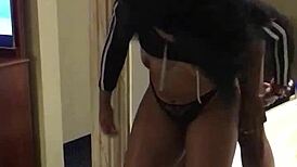 Here enjoy blowjob and anal sex with a huge cock of 20+ inches in this homemade video