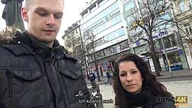 Real life amteur uncut blonde wife gets nailed while husband watches