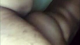 Black cock sucking at home, homemade black cock sucking and creampie, cock sucking in the chair