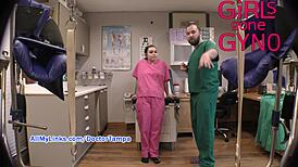 In this teen porn video, doctor tampa has his patient explore her medical fetish with him