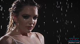 Playboy5 com present petite milf with large ass & small tits stripping in solo performance