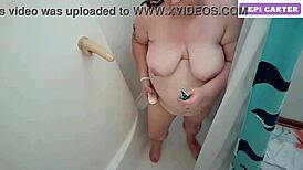 Kepi carter has taken a solo shower and went for some steamy self pleasure with a vibrator