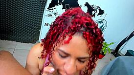 Blonde Pornstar Performs Hardcore Deepthroat Blowjob on Cock in POV View