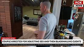 Couple Bent Over in Cowgirl Doggystyle Gets Arrested for Soliciting POV Sex