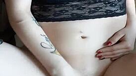 She Makes Him Continue Fucking Her After Creampie