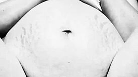 horny pregnant milf teasing tits