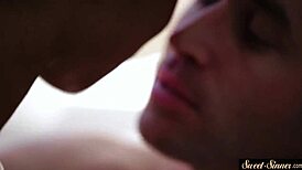 ebony teen gets doggystyled in the bathtub roleplay