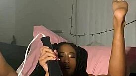 Ebony Teen 18+ Squirts During Wet Masturbation