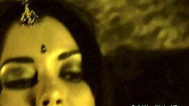Exotic Indian MILF Strips Sensually for Black Lover