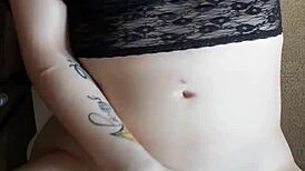 She Makes Him Continue Fucking Her After Creampie