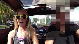 Amateurs getting rough in the shop with doggystyle and blowjobs