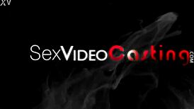 sexy newcomer with blue eyes and trimmed pussy does wild solo casting interview