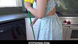 Stepson4k - Lauren Pixie kneels to please stepson