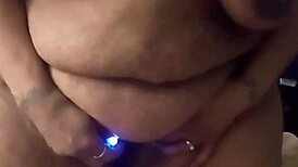 BBW rides reverse sucking cock hard!