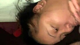 Verified asian woman with big ass in deepthroat scene