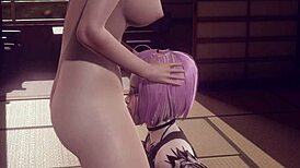 Hentai Uncensored Futanari Alice in Hardcore Japanese Anime Action