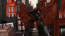 The halloween goddess in tall, huge form