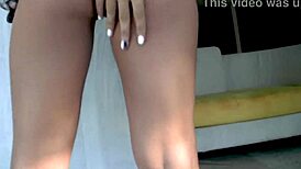 i messed up and gave izzy bell a huge messy cum facial after her pov blowjob