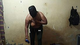 Indian Beauty Receives Oiled Big Tits Massage