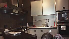 Teen sucks cock hard before intense fucking