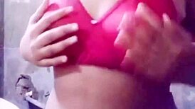 Wow, watch this desi girl shower and finger her tight pussy!