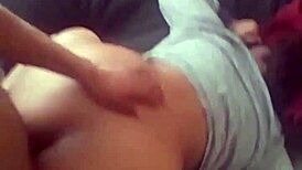 I slap her ass while fucking her doggystyle this morning.