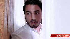 Horny Ginger Emily Sucks Stepbrother's Cock for College Tuition