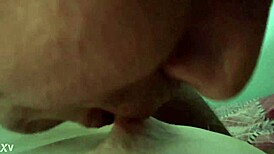 Amateur Exploring Boob Sucking Techniques