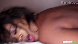 Intense sucking and fucking mum's boyfriend till cum on pussy