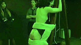 severely punished girls in garage