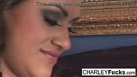 Charley Chase and her girlfriend share a steamy 18+ moment