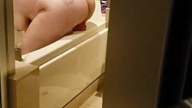 Thief CATCHES Wife RIDING Dildo