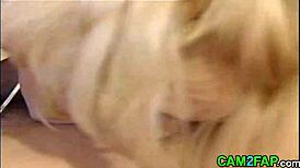 beautiful blonde undergoes amateur casting interview