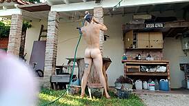 Latino bathing videos