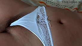 after fuckin on the beach, my stepson spies n jerks! 😏