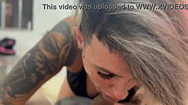 she arrived home wild and dove onto the soft cock