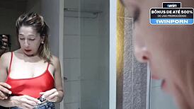 Amateur Teen With Small Tits Fucks In Public Outdoor POV Scene