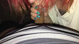 Natalie East Orlando Sucks Stranger Dick and Swallows Hot Cum