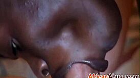 African bucks abusing hairless asses orally