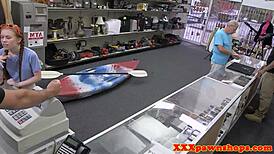 Hidden POV Fuck with Petite Ginger Teen 18+ Leading to Facial Cumshot