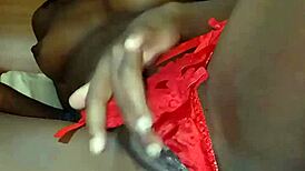 She masturbates to a creampie finish