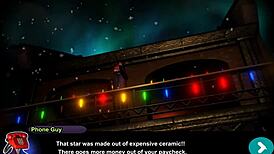 that orgy at frennis night club is obviously a scam in this hentai game