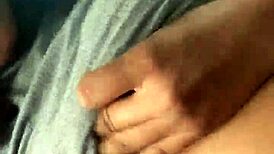Latina colombian babe flaunts perfect tits in public car