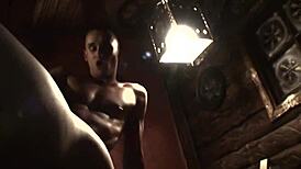 seasoned store owner interacts with young customers in the shop