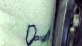 White panties on boyfriend – did he cum in them