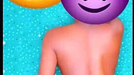 Megan's knees challenge in an exciting contest game