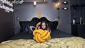 Photo shoot with Teh Angel turned into a wild interracial fuck.