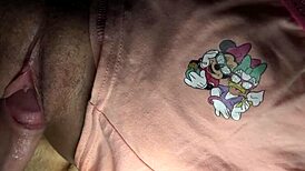 hot roommate fucked pussy cum on panties