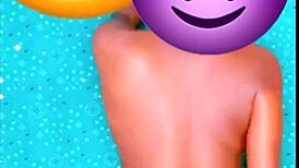 Megan's knees challenge in an exciting contest game