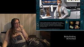 Naked Brunette BBW Scarlet Engages in Detailed Hand Play Fetish with Piercings and Tattoos